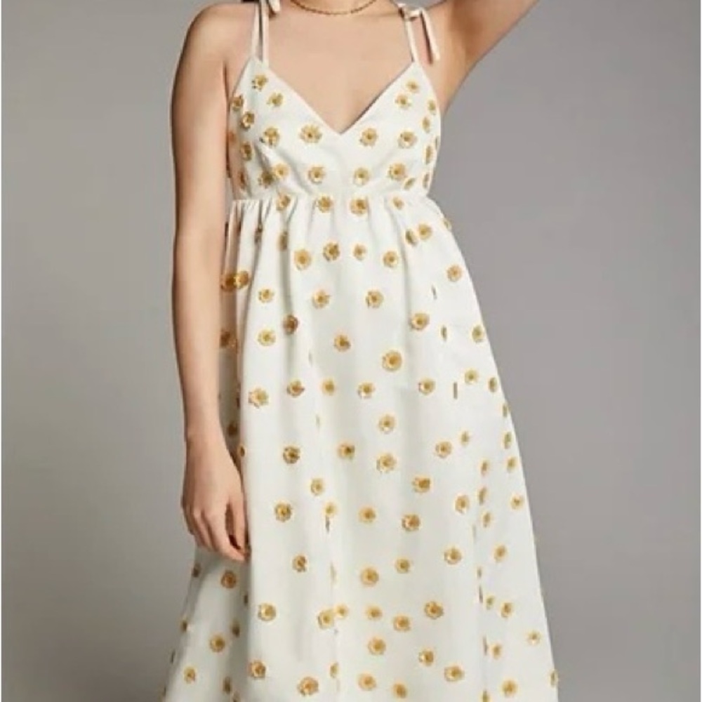 Anthropolgie Dhruv Kapoor Calyasta Midi Dress